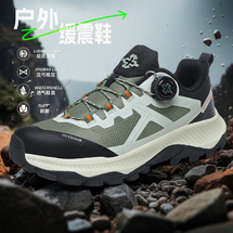 工厂直销A627高品质城市户外纽扣徒步鞋跑步鞋MD+橡胶跨境