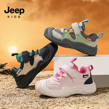 JEEP 秋季新款皮面儿童运动鞋28-37控价169.9