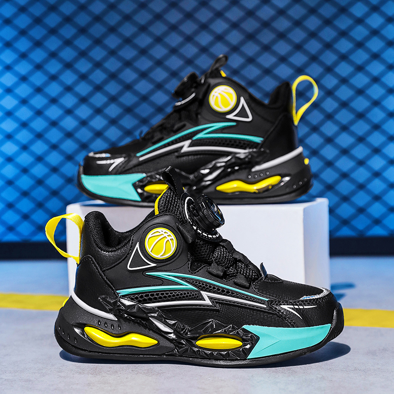 【了然鞋业】秋季新款防水皮面儿童时尚休闲运动鞋28-39