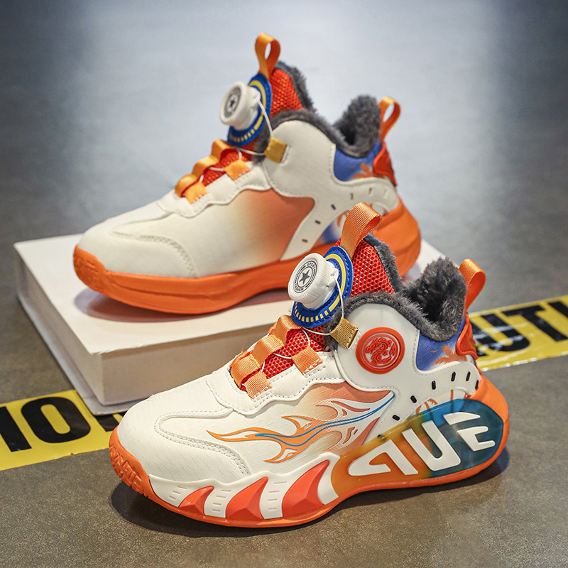 煜弋棉鞋A6065新款篮球鞋28-40码段4色一件代发