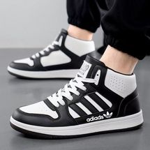 瑟跑新品男鞋爆款高帮休闲板鞋运动跑步鞋