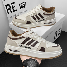 瑟跑皮面男鞋休闲板鞋运动跑步鞋