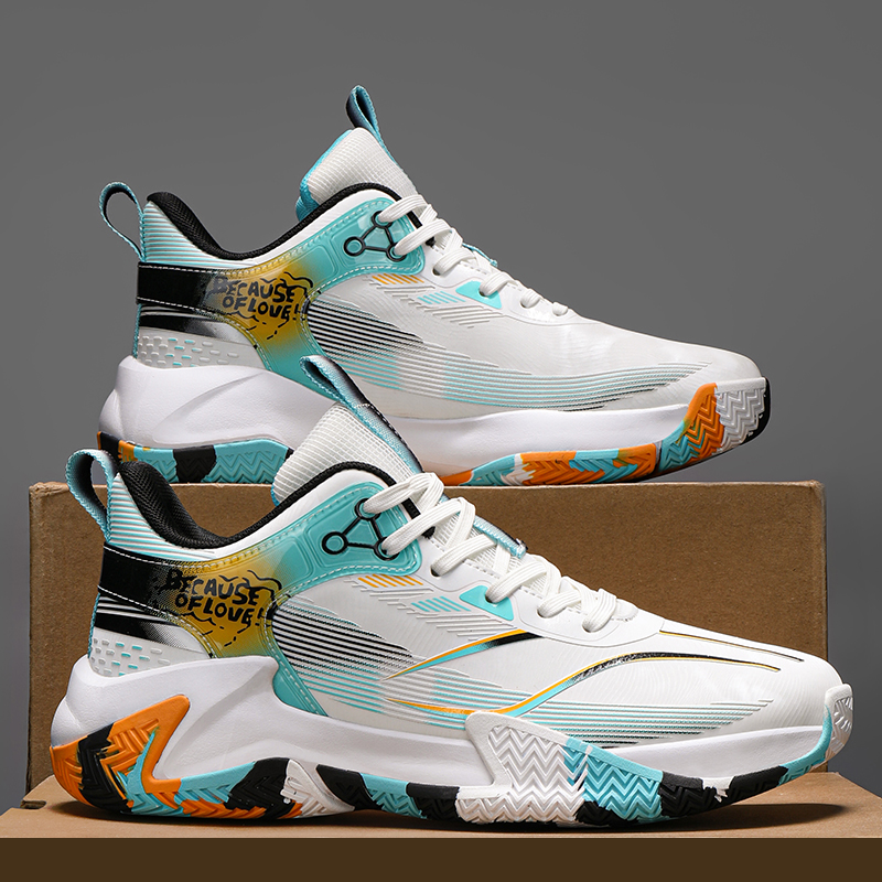 风帆☆2488 秋冬新款爆款大码篮球鞋运动耐磨跑步鞋男