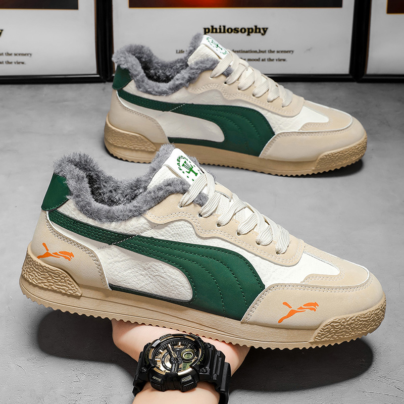 风帆☆YZ5988-1 冬季新品百搭阿甘运动休闲鞋保暖棉鞋