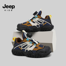 Jeep秋季新款皮面儿童运动鞋28-37控价159.9