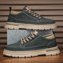 悦足8505 秋冬皮靴工装靴马丁靴39-44 控价178