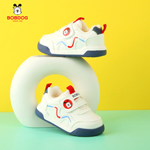 巴布豆B695秋冬新款加绒宝宝学步鞋17-24，控价69.8