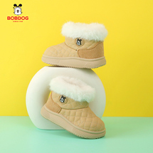 巴布豆B700秋冬新款加绒宝宝学步鞋18-25，控价69.8