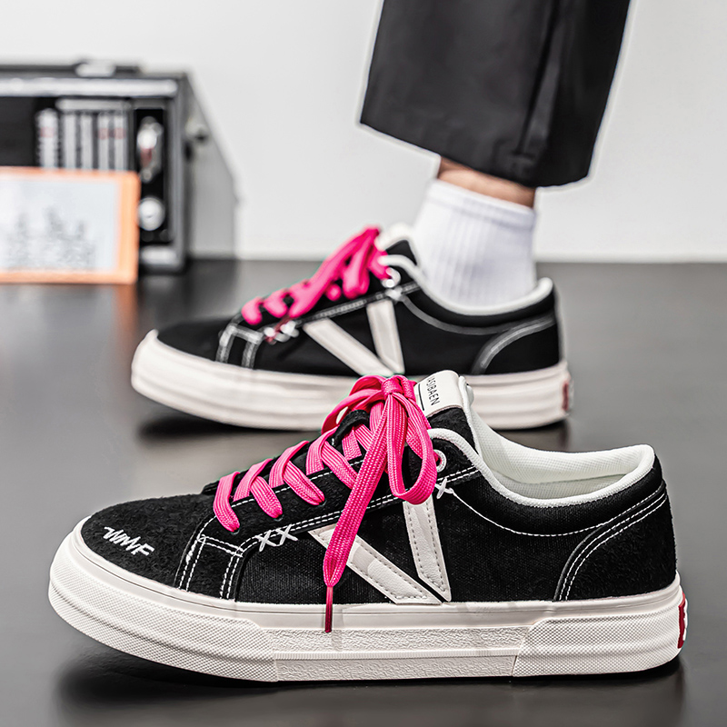 跨境版情侶版帆布鞋，拿貨55