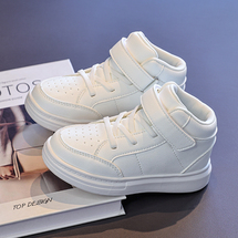 煜弋皮面318高帮板鞋26-38码段一件代发