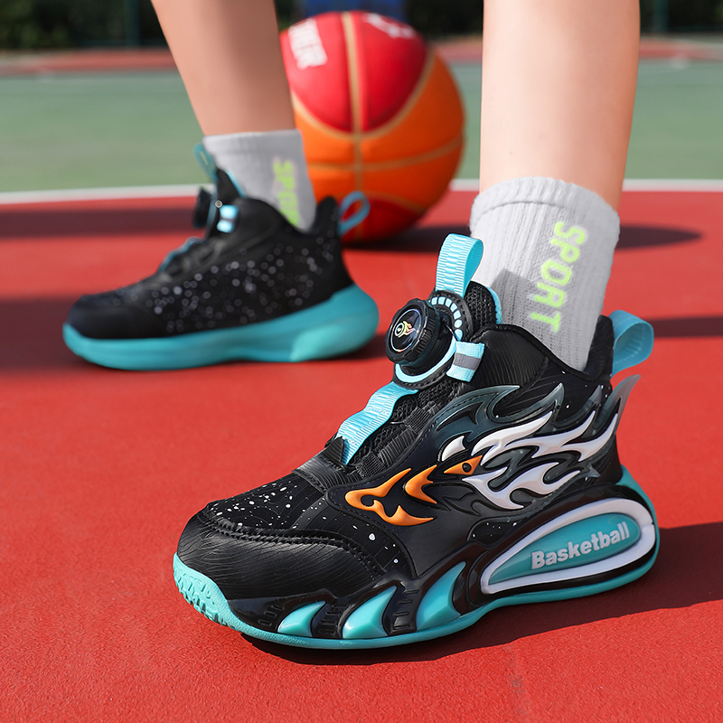 煜弋皮面5916新款篮球鞋31-40码一件代发