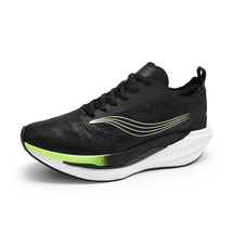 A8227 高品质真爆碳板运动鞋飞织透气休闲男鞋跑步鞋