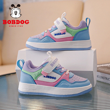 巴布豆K121 秋季新款皮面，二棉儿童运动板鞋27-38