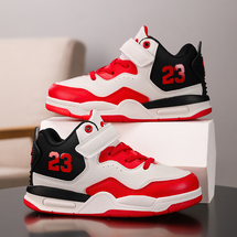 【了然鞋业】秋冬新款舒适防水皮面儿童运动鞋板鞋30-36