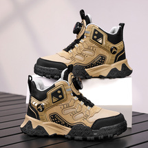 【了然鞋业】秋冬新款防水皮面儿童户外防滑运动鞋29-39