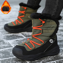 板哥M-8童鞋新款冬季雪地靴跨境爆款女童棉鞋加绒保暖鞋子