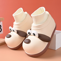 【了然鞋业】冬季加绒加厚棉鞋儿童卡通防水户外棉拖30-40
