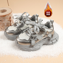 新款休闲气质抗暖加绒保暖户外老爹鞋