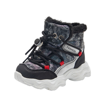 新款冬季儿童加绒保暖雪地靴可跨境