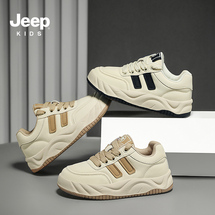 JEEP 秋季新款皮面儿童运动鞋28-37控价159.9