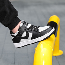 儿童低帮板鞋超千皮橡胶大底