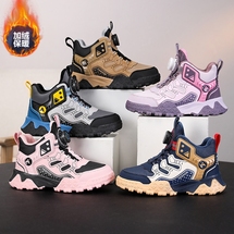 加绒保暖休闲童鞋男女运动鞋