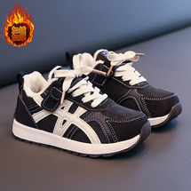 【了然鞋业】冬季新款加绒二棉儿童保暖运动鞋阿甘鞋27-37