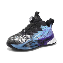 2025秋冬新款儿童皮面防水运动鞋中大童男孩跑步鞋28-39