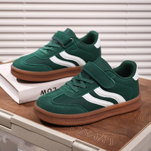 儿童运动舒适平底板鞋男童户外休闲女童日常百搭德训鞋27-38