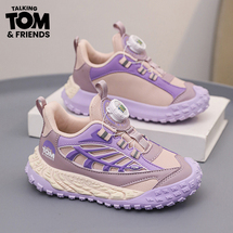 会说话的汤姆猫新款纽扣儿童运动鞋