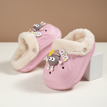 212+DS008儿童棉拖洞洞鞋