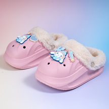 212+DS010儿童棉拖洞洞鞋