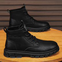 中高帮马丁靴英伦风休闲百搭工装男鞋