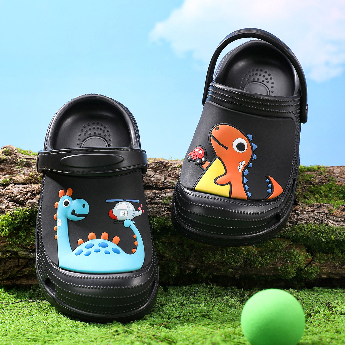 爆款 新款 橡塑 围边 EVA童鞋 拖鞋 洞洞鞋