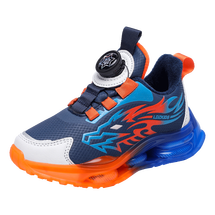 加绒棉鞋儿童运动鞋冬季学生男童鞋子皮面防滑篮球鞋 28-39