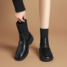 女士弹力靴袜靴时尚休闲