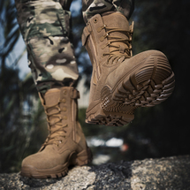 福欣303跨境大码户外野练战地训练徒步军靴