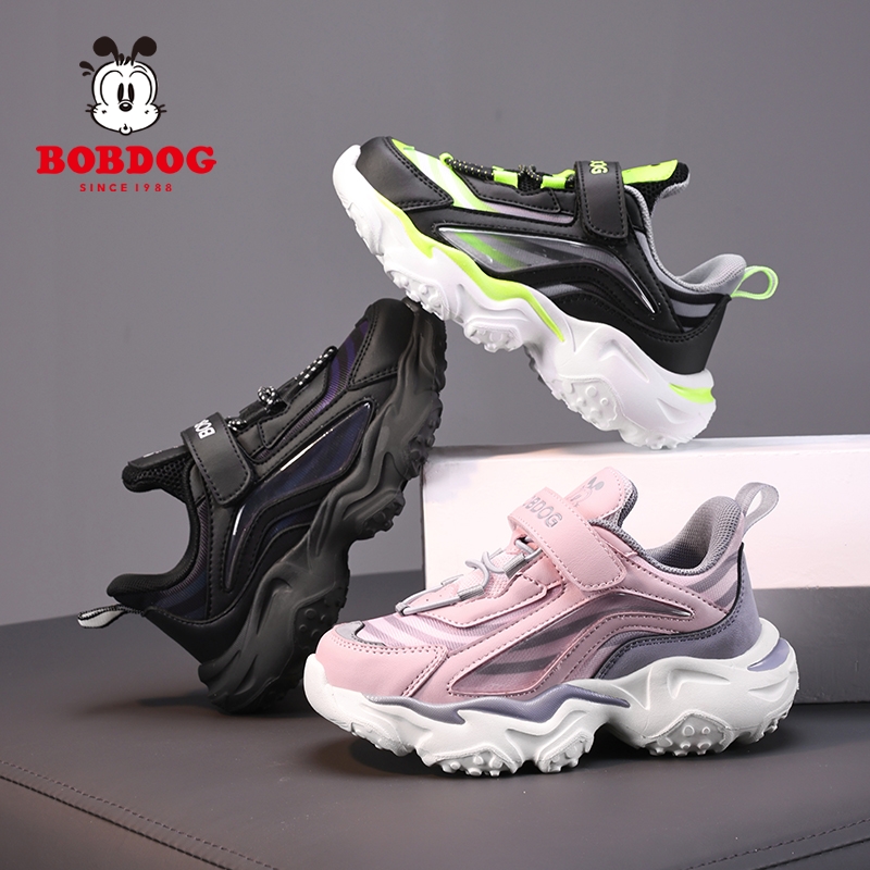 巴布豆 K243 秋冬新款儿童网面休闲运动鞋 28-39