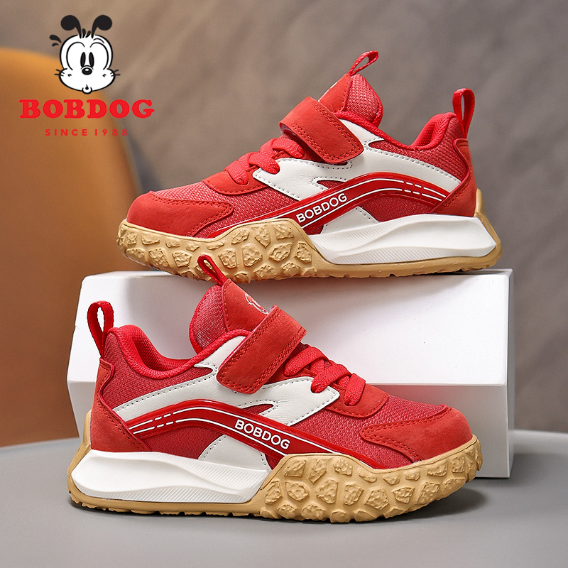 巴布豆 K159 秋冬新款儿童网面休闲运动鞋 29-40