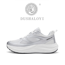 爆米花轻便跑步鞋男软底减震舒适运动鞋情侣厚底跑鞋36-45