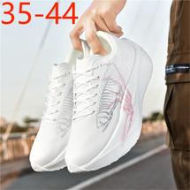 铭派工厂直销9878真爆皮革面软底碳板轻便防水男女跑步鞋跨境