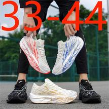 铭派工厂直销1916加厚双网男女真爆软底摩擦有声情侣跑鞋跨境