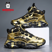 【了然鞋业】新款冬季防水二棉儿童运动鞋户外保暖棉鞋28-39