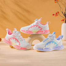 悦足2505 新款女童皮面儿童运动跑步鞋29-39