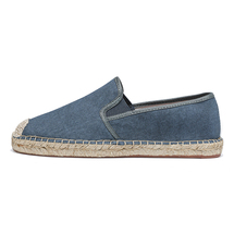 麻底鞋男鞋休闲鞋平底一脚蹬懒人鞋大码跨境外贸帆布鞋