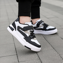运动鞋（跨境）防水皮面轻便防滑软底跑步鞋时尚板鞋