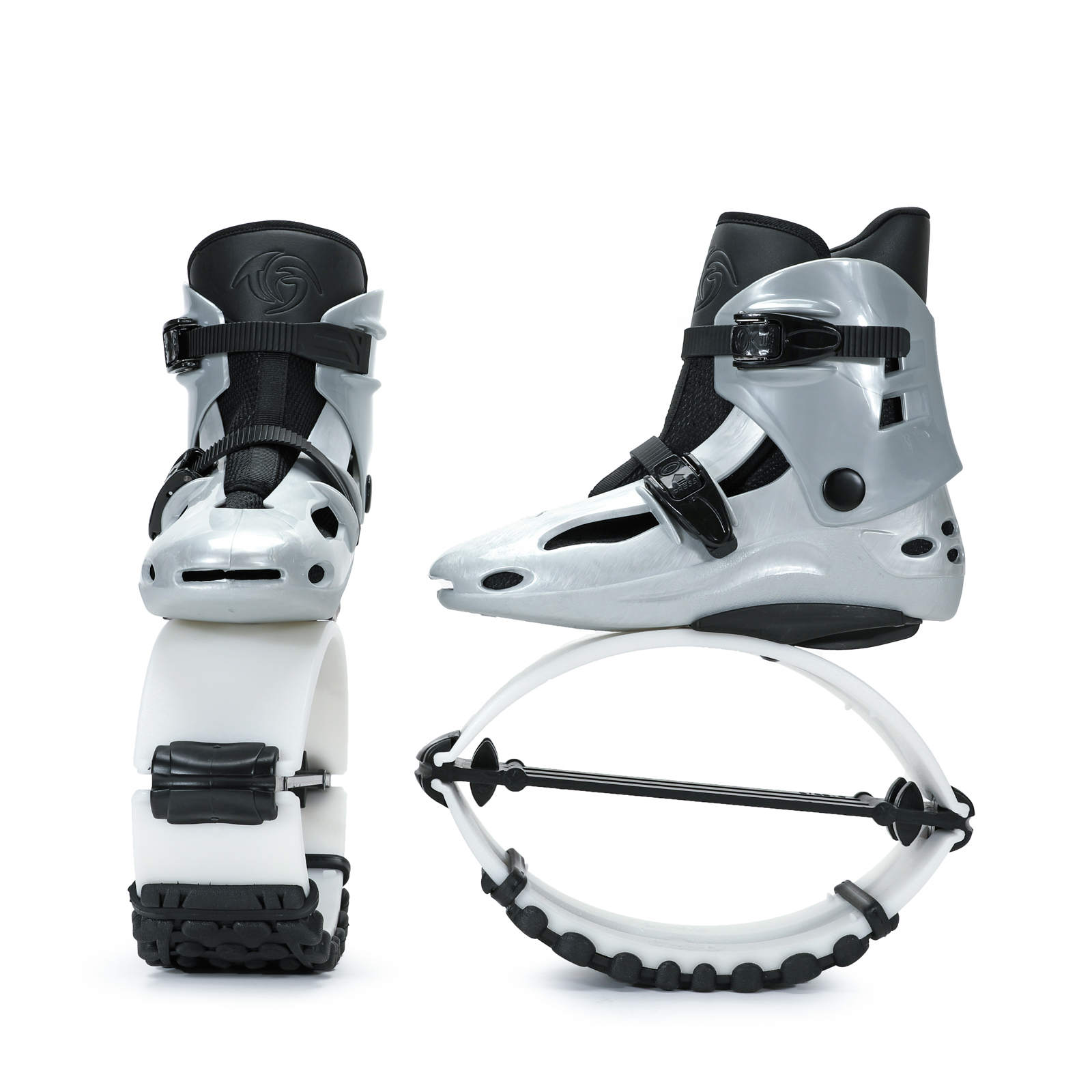 成人健身操弹跳弹力鞋儿童青少年跳跳鞋太空蹦跳高跷运动鞋