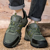 男士休闲低帮户外鞋登山鞋徒步鞋防滑耐磨大码