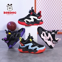 【了然鞋业】冬季新款防水运动鞋儿童防滑篮球鞋30-40