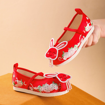 悦足A92 新款中国风汉服鞋绣花鞋布鞋手工鞋25-36